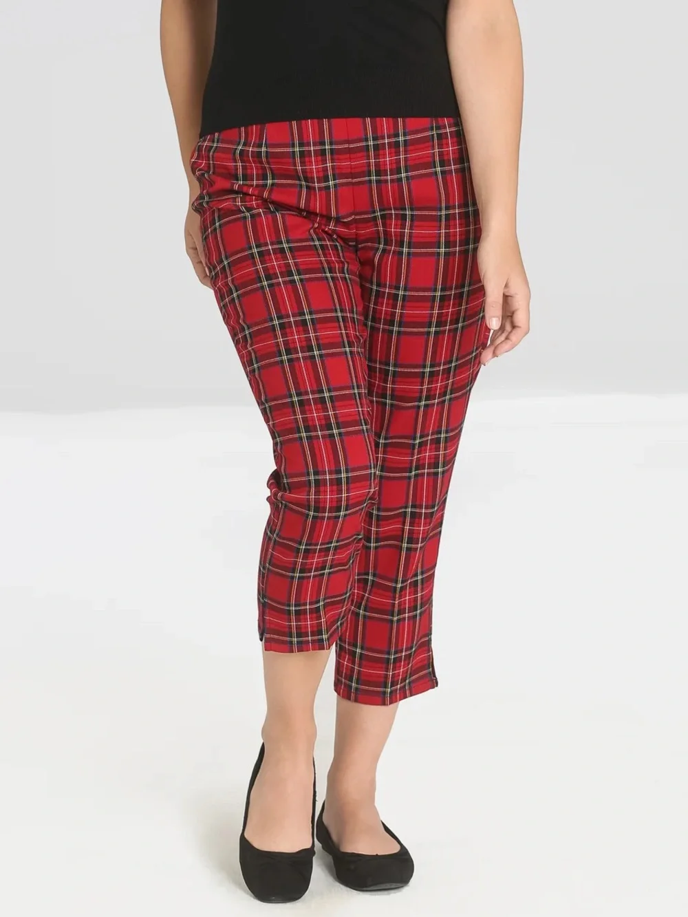 Hell Bunny IRVINE CIGARETTE TROUSERS